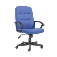 medium back managers chair blue