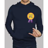 Men, hoodie, navy