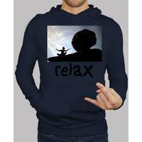 Men, hoodie, navy