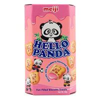 Meiji Hello Panda Strawberry Cream Biscuits (Singaporean)