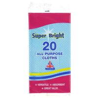 Mega Value Super Bright 20 Pack All Purpose Cloths
