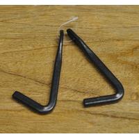 metal blacksmith heavy duty wall hooks set of 2 by gardman