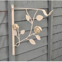 Metal English Rose Hanging Basket Bracket (35cm) by Gardman