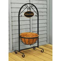 Metal Saxon Welcome Sign & Planter by Smart Garden