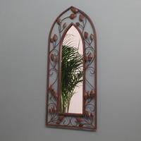Metal Gothic Arch Garden Mirror by Gardman