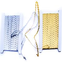 Metallic Ric Rac 7mm x 25m - Gold