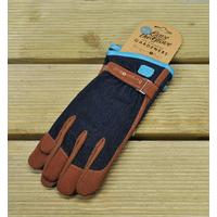 Medium/Large Denim Love The Glove Gardening Gloves by Burgon & Ball