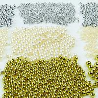 Metallic and Pearl Bead Assortments. Gold