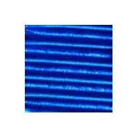 metallic corrugated bordette blue each