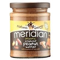 Meridian Organic Crunchy Peanut Butter with A Pinch Of Sea Salt 280g