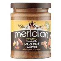 Meridian Organic Smooth Peanut Butter with A Pinch Of Sea Salt 280g