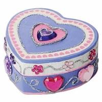 Melissa &amp; Doug Decorate-Your-Own Wooden Heart Box