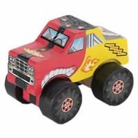 Melissa &amp; Doug Decorate-Your-Own Wooden Monster Truck