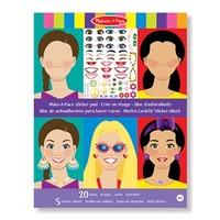 melissa ampamp doug make a face sticker pad assorted fashion faces