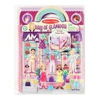 Melissa &amp; Doug Deluxe Reusable Puffy Sticker - Day of Glamour