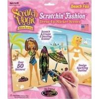 Melissa & Doug Scratchin Fashion Sticker Scenes Beach Kit