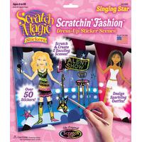 Melissa & Doug Scratchin Fashion Sticker Scenes Star Kit