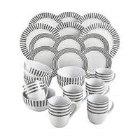 Meridian 24-Piece Platinum Dinnerset