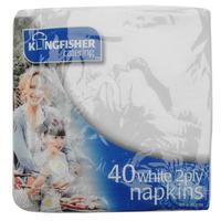 mega value 2 ply paper napkins 40 pack