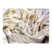 Medium Stretch Lining Dress Fabric Cream