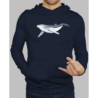 Men, hoodie, navy