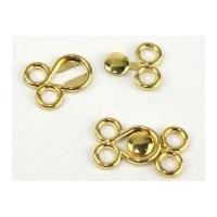Metal Frog Fastener Gold