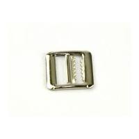 metal waistcoat slide buckle fastener silver