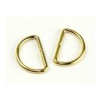 Metal D Rings Gold