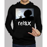 Men, hoodie, black