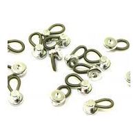 Metal Extender Wonder Buttons 10mm Silver