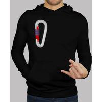 Men, hoodie, black
