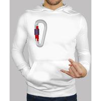 Men, hoodie, white