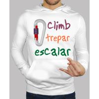 Men, hoodie, white