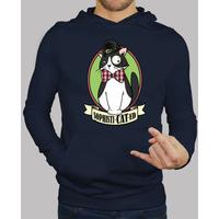 Men, hoodie, navy