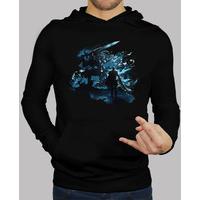 Men, hoodie, black