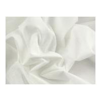 Medium Weight Iron-On Woven Interfacing White