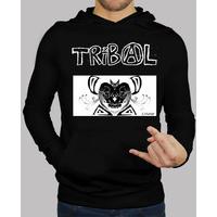 Men, hoodie, black