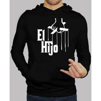 Men, hoodie, black
