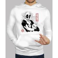 Men, hoodie, white