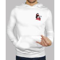 Men, hoodie, white