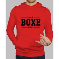 Men, hoodie, red
