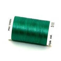 Mettler Polysheen Polyester Machine Embroidery Thread 800m 800m 5100 Green