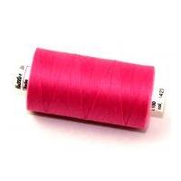 Mettler Seralon Polyester General Sewing Thread 1000m 1000m 1423 Hot Pink