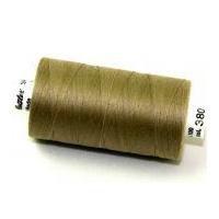 Mettler Seralon Polyester General Sewing Thread 1000m 1000m 380 Dried clay