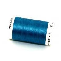 Mettler Polysheen Polyester Machine Embroidery Thread 800m 800m 4116 Dark Teal