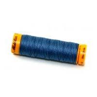 Mettler Seralon Polyester Top Stitch Sewing Thread 30m 30m 351 Smoky Blue