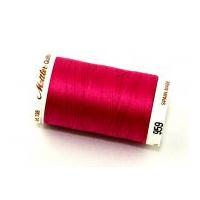 Mettler No 40 100% Cotton Quilting Thread 457m 457m 1417 Hot Pink