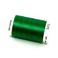 Mettler Polysheen Polyester Machine Embroidery Thread 800m 800m 5415 Irish Green