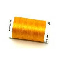 Mettler Polysheen Polyester Machine Embroidery Thread 800m 800m 704 Golden Rod