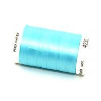 Mettler Polysheen Polyester Machine Embroidery Thread 800m 800m 4230 Aqua